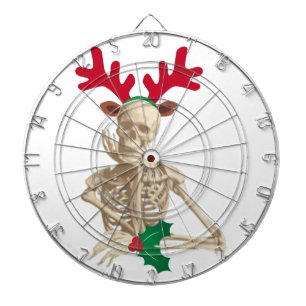 Skelett-Albtraum-Weihnachten Dartscheibe