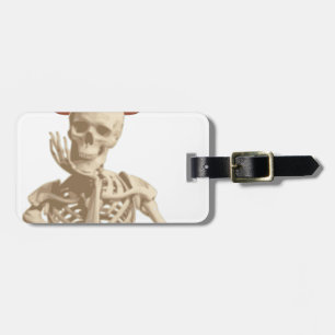 Skelett Albtraum Weihnachten Gepäckanhänger