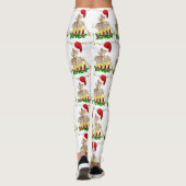 Skelett Albtraum Weihnachten Leggings (Rückseite)