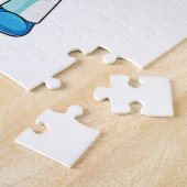 Skelett als Arzt mit Gesichtsmaske Puzzle (Seite)