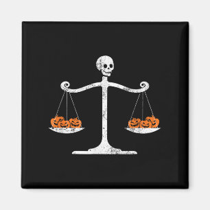 Skelett-Anwalt Halloween Sarkastischer Jura-Studen Magnet