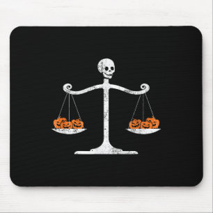 Skelett-Anwalt Halloween Sarkastischer Jura-Studen Mousepad