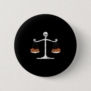 Skelett-Anwalt Halloween Sarkastischer Jurastudent Button
