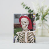 Skelett anzeigen postkarte (Stehend Vorderseite)