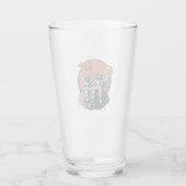 Skelett-Astronauten-Crew Glas (Rückseite)