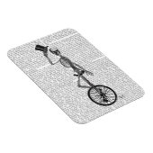 Skelett auf Einrad Magnet (Rechte Seite)