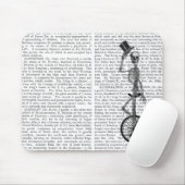 Skelett auf Einrad Mousepad (Mit Mouse)