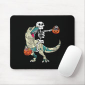 Skelett auf Mummy-Dinosaurier T-Rex-Reittier Hallo Mousepad (Mit Mouse)