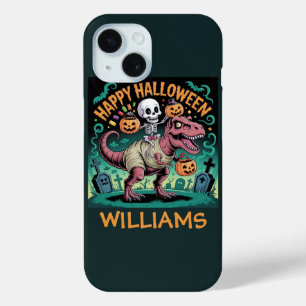 Skelett auf Mummy T-Rex - Spooky Dino Rider Case-Mate iPhone Hülle