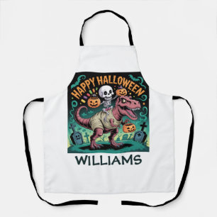 Skelett auf Mummy T-Rex - Spooky Dino Rider Schürze