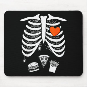Skelett-Baby Schwangeres Röntgenbild Rippenkäfig f Mousepad