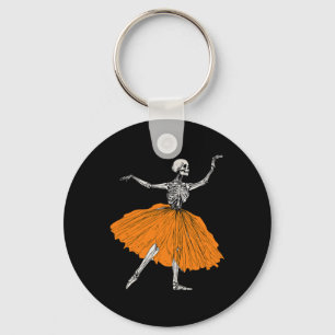 Skelett-Ballerina-Tanz-Tutu Grusel-Balletttänzer Schlüsselanhänger