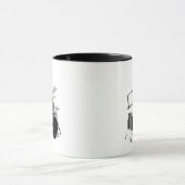 Skelett-Band-Schlagzeuger Tasse (Zentrum)