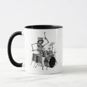 Skelett-Band-Schlagzeuger Tasse (Links)