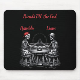 Skelett Beste Freunde Prost Mousepad