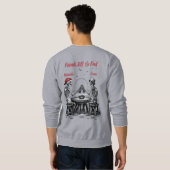 Skelett Beste Freunde Prost Sweatshirt (Schwarz voll)