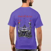 Skelett Beste Freunde Prost T-Shirt (Rückseite)