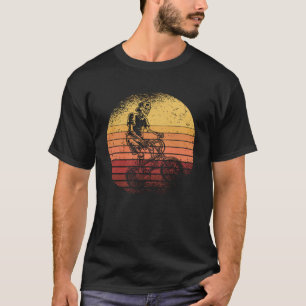 Skelett BMX Halloween Radfahrer Freestyle T-Shirt