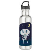 Skelett, Bob Edelstahlflasche (Vorderseite)