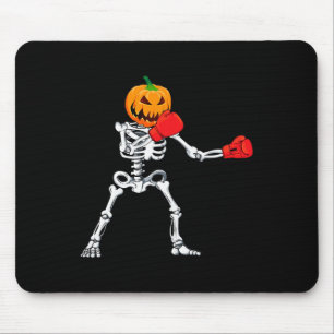 Skelett-Boxen Halloween-Kürbis-Kickboxen Mma  Mousepad