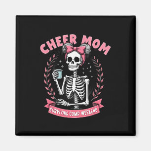 Skelett Cheer-Mama überlebt Wettbewerbswochenende  Magnet