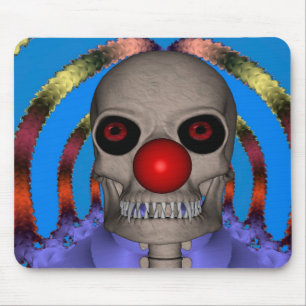 Skelett-Clown Mousepad