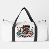 Skelett-Cowboy mit Waffe Duffle Bag (Vorderseite)