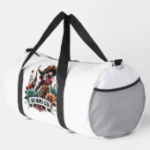 Skelett-Cowboy mit Waffe Duffle Bag (Rechte Ecke)