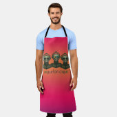 Skelett-Crew All-Over Print Schürze (Getragen)
