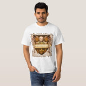 Skelett-Crew-Schild T-Shirt (Vorne ganz)