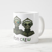 Skelett-Crew-Tasse Jumbo-Tasse (Vorderseite Rechts)