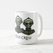 Skelett-Crew-Tasse Kaffeetasse (VorderseiteRechts)