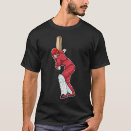 Skelett-Cricket-Schläger T-Shirt