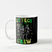 Skelett-CT-Tech-Crew St Patricks Computertomograph Kaffeetasse (Links)