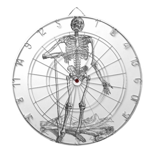 Skelett Dartscheibe (vorne)