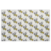 Skelett, das Pizza isst Stoff (Fat Quarter (45,7 x 55,9 cm))