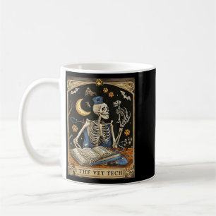 Skelett Der Tierarzthelfer Tarot Tiermedizin Krank Kaffeetasse