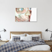 Skelett des Gesichtes 3 Leinwanddruck (Insitu (Schlafzimmer))