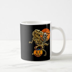 Skelett-Dinosaurier-Halloween-Kürbis für Jungen Ki Kaffeetasse