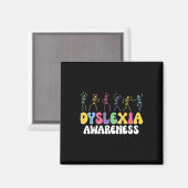Skelett Dyslexie Bewusstsein Dyslexie Psychische G Magnet (Vorderseite/Rückseite)