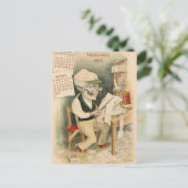 Skelett-Editor Postkarte (Stehend Vorderseite)