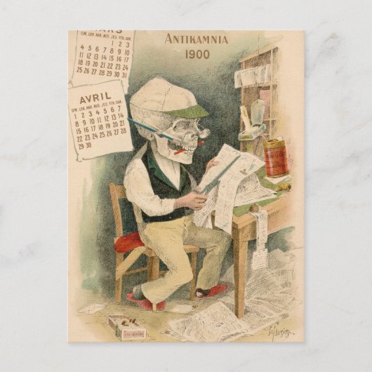 Skelett-Editor Postkarte (Vorderseite)