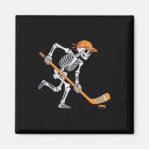 Skelett-Eishockey-Halloween-lustiges Kostüm Männer Magnet