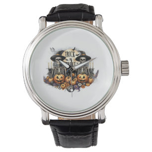 Skelett-Festive-Uhr Armbanduhr