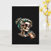 Skelett Frauen Ein Für Muss Verdient Werden Ich Ka Karte (Gelbe Blume)