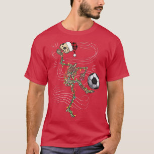 Skelett Fußball Ball Funny Christmas Boys Men Wome T-Shirt