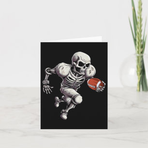 Skelett Fußball Halloween Skull Lover 1 Karte