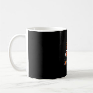 Skelett-Fußball-Kürbis-Halloween-Kostüm Jungen Kaffeetasse