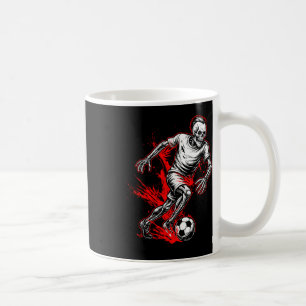 Skelett-Fußballspieler - Gruseliger Halloween-Geis Kaffeetasse