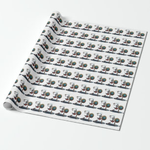 Skelett Geschenkpapier